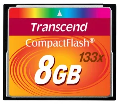 CF TRANSCEND 8GB 133X pomnilniška kartica