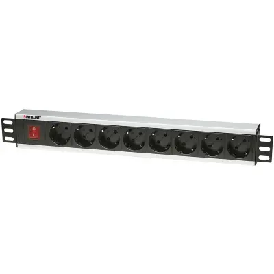 INTELLINET 19" Rackmount 1.5U 3m 8 vtičnic za omrežne omare razdelilec