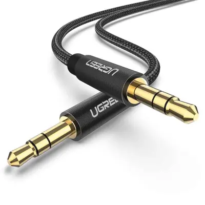 UGREEN AUX 3.5mm 1m ČRN avdio kabel