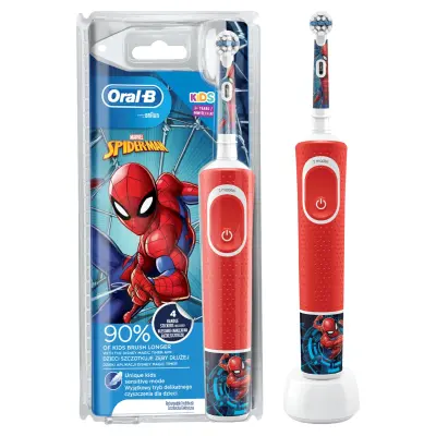 ORAL B EL. SCETKA D100 KIDS SPIDERMAN