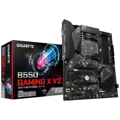 GIGABYTE B550 GAMING X V2, DDR4, SATA3, USB3.2Gen2, HDMI, AM4 ATX osnovna plošča