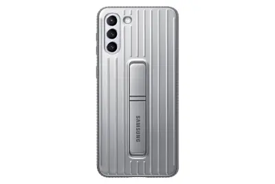 SAMSUNG GALAXY S21+ PROT. STAND. ovitek svetlo siv
