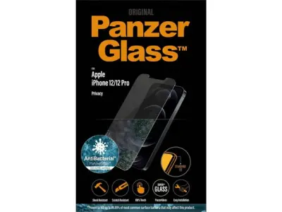 PANZERGLASS IPHONE 12/12 PRO CF BLACK zaščitno steklo