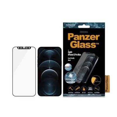 PANZERGLASS Iphone 12 Pro Max CF zaščitno kaljeno steklo, črno