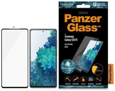 PANZERGLASS Galaxy S20 Fe CF zaščitno kaljeno steklo, črno