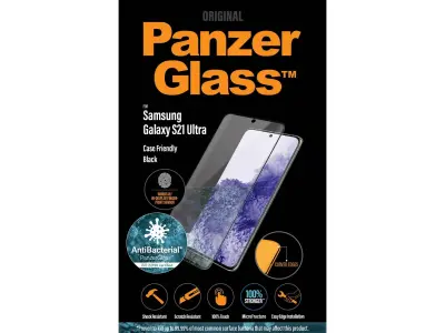 PANZERGLASS GALAXY S21 ULTRA FINGERP. CF BLACK AB