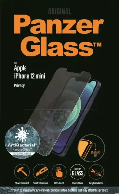 PANZERGLASS Iphone 12 Mini CF Privacy zaščitno kaljeno steklo, črno