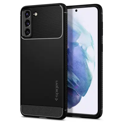 SPIGEN GALAXY S21+ RUGGED ARMOR ovitek črn
