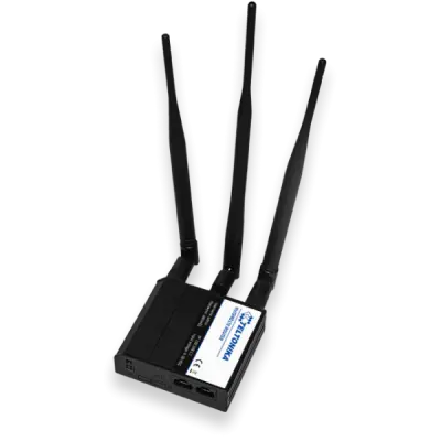 Usmerjevalnik brezžični Teltonika LTE DIN WiFi4 802.11n N150 150Mbit/s 4G 1xLAN 3x antena (RUT24006E000)