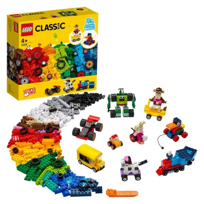 LEGO Classic 11014 Kocke in kolesa