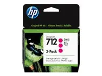 Črnilo hp 3ed78a magenta 712 za designjet studio/steel/t230/t630/t650 29ml;3pack