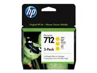 Črnilo hp 3ed79a yellow 712 za designjet studio/steel/t230/t630/t650 29ml;3pack