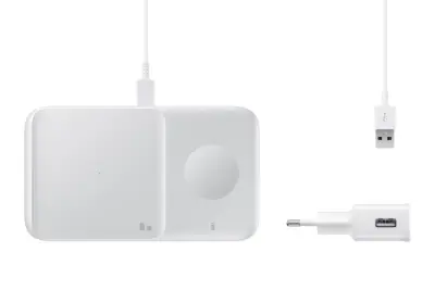 BREZŽIČNA POLNIL. POSTAJA 9W DUO KABEL TYPE C BELA