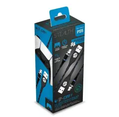 STEALTH PS5 TWIN MAGNETIC PLAY & CHARGE KABEL - 2 X 3M