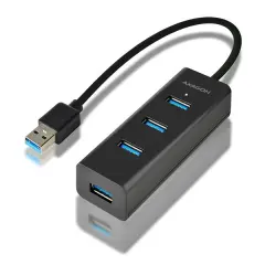 AXAGON USB 3.0 razdelilnik, 4-vhodi