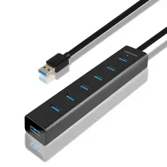 AXAGON USB 3.0 razdelilnik, 7-vhodov