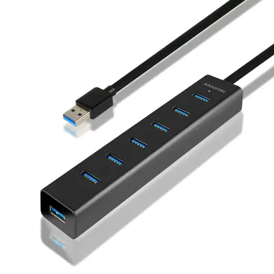 AXAGON USB 3.0 razdelilnik, 7-vhodov