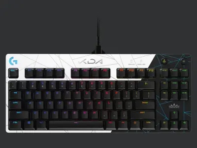 LOGITECH G PRO, mehanska gaming tipkovnica, K/DA