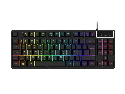 Tipkovnica UVI GREED MINI, Mem-Chanical Switch, RGB, USB, SLO