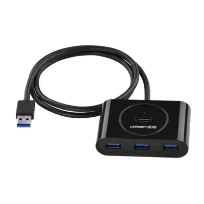 UGREEN USB 3.0 4 PORT ČRN 1m hub