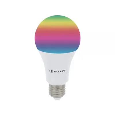 Tellur Wifi pametna LED žarnica, E27, 10W, RGB
