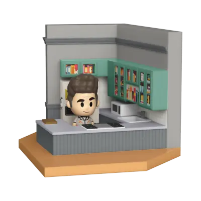 FUNKO MINI MOMENTS: SEINFELD- KRAMER W/CHASE