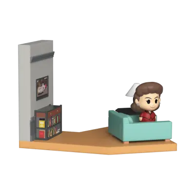 FUNKO MINI MOMENTS: SEINFELD- ELAINE W/CHASE