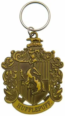 PYRAMID Harry Potter Hufflepuff Crest obesek za ključe