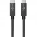 GOOBAY USB-C (M)/ USB-C (M) 1m 100W PD napajalni in sync kabel