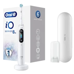 ORAL B iO8 električna zobna ščetka, bela