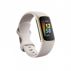 FITBIT Charge 5 pametna zapestnica  bela/nežno zlata