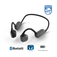 PHILIPS GO TAA6606BK kostnoprevodne slušalke