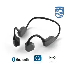 PHILIPS GO TAA6606BK kostnoprevodne slušalke