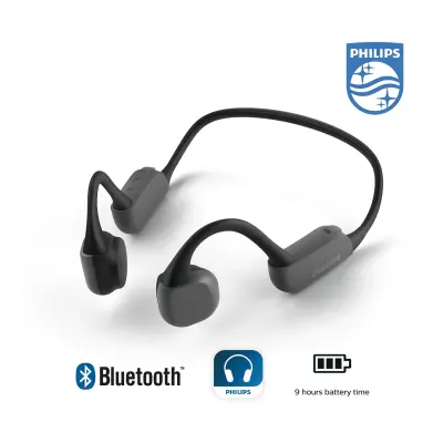 PHILIPS GO TAA6606BK kostnoprevodne slušalke
