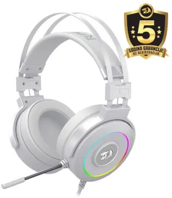 REDRAGON LAMIA 2 H320-RGB bele slušalke s stojalom