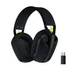 LOGITECH G435 LightSpeed, brezžične gaming slušalke, črne
