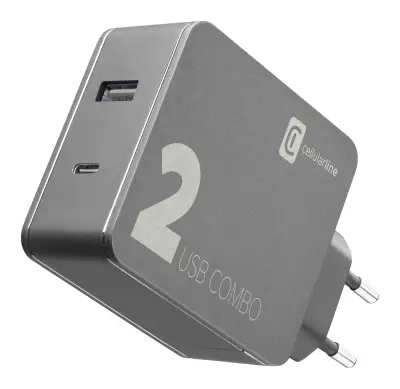 Hišni 1xUSB, 1xUSB-C 42W PD (COMBO)