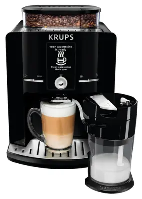 KRUPS EA829810 LATTESPRESS črn kavni aparat