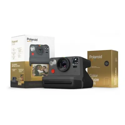 POLAROID fotoaparat NOW črn EB Golden Moments