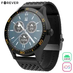 FOREVER ICON2 AW110,črna pametna ura,AMOLED zaslon