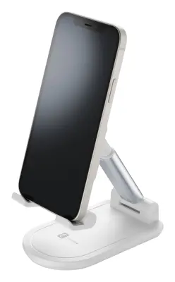 CELLULARLINE TABLESTAND namizno zložljivo stojalo belo