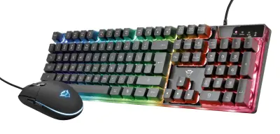 TRUST GAMING GXT838 AZOR TIPKOVNICA IN MIŠKA