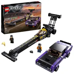 LEGO Speed Champions 76904 Mopar Dodge//SRT Top Fuel Dragster and 1970 Dodge Challenger T/A