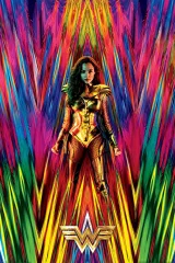 PYRAMID WONDER WOMAN 1984 NEON STATIC maxi poster