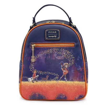 LOUNGEFLY PIXAR COCO MARIGOLD BRIDGE MINI nahrbtnik