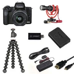 CANON EOS M50 mark II 15-45 IS SEE STREAMING KIT