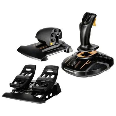 THRUSTMASTER T-16000M FCS FLIGHT PACK igralna palica, krmilo za plin in stopalke