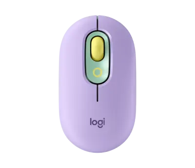 LOGITECH POP Mouse, brezžična miška, vijolična