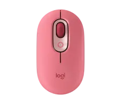 LOGITECH POP Mouse, brezžična miška, roza