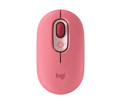 LOGITECH POP Mouse, brezžična miška, roza